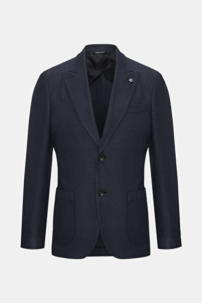 NAVY BLUE WOOL SUIT 5