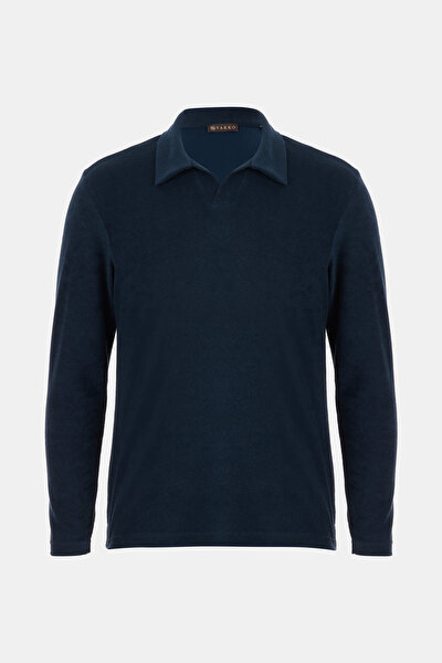 NAVY BLUE LONG SLEEVE TSHIRT 4