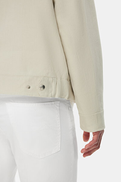 SAND LINEN COAT 4