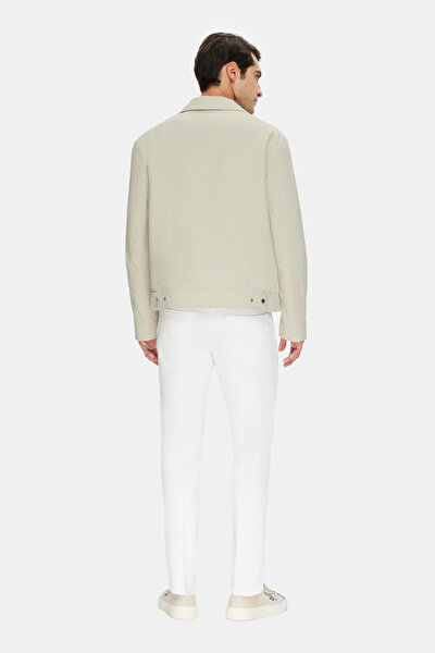 SAND LINEN COAT 5