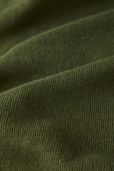 KHAKI LINEN COTTON COAT 10