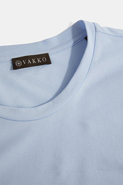MAVİ O YAKA KISA KOLLU T-SHIRT 3