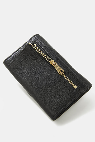 BLACK LEATHER WALLET 5