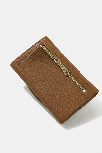 TAN LEATHER WALLET 5