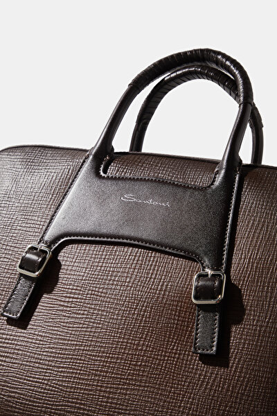 BROWN LEATHER BAG 5