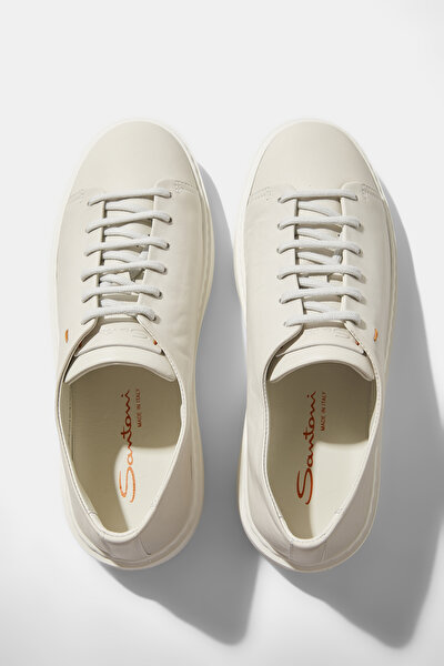 BEIGE LEATHER SHOE 4