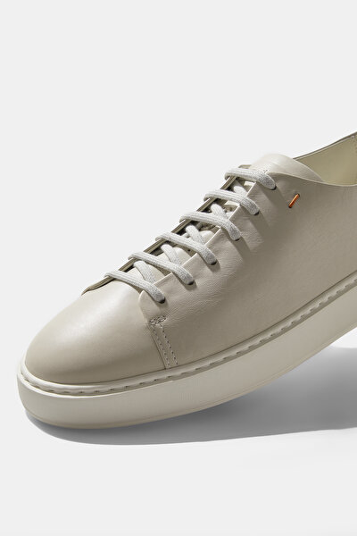 BEIGE LEATHER SHOE 5