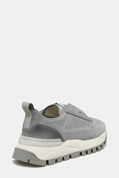LIGHT GREY LEATHER SHOES 3