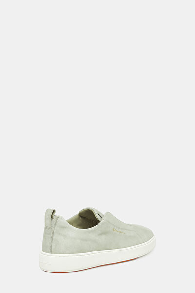 LIGHT GREEN SUEDE SHOE 3