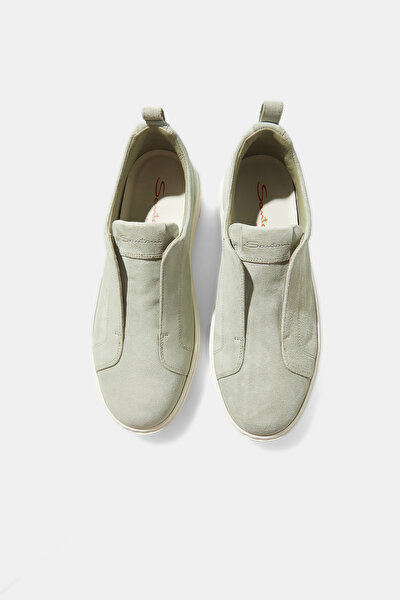LIGHT GREEN SUEDE SHOE 4