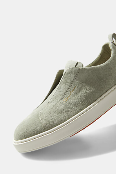 LIGHT GREEN SUEDE SHOE 5