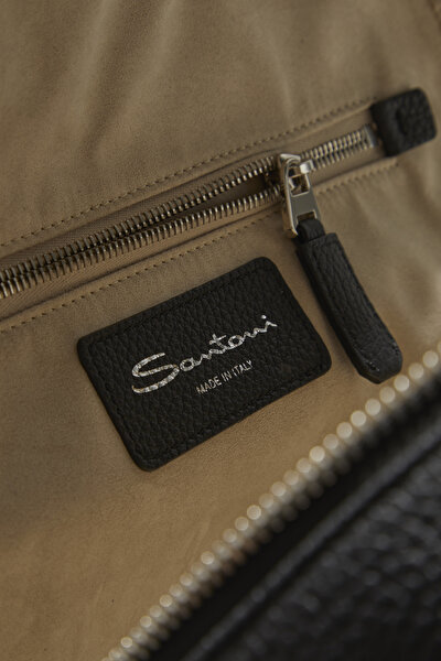 BLACK LEATHER BAG 8