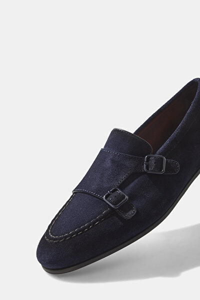 NAVY BLUE SUEDE SHOE 5
