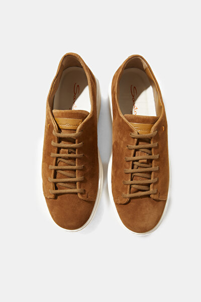 RED BROWN SUEDE SHOE 4