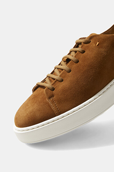 RED BROWN SUEDE SHOE 5