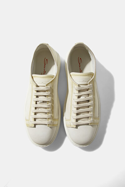 BEIGE LEATHER SHOE 4