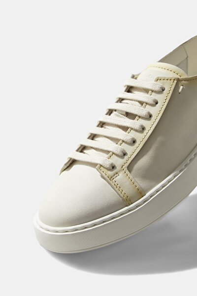 BEIGE LEATHER SHOE 5