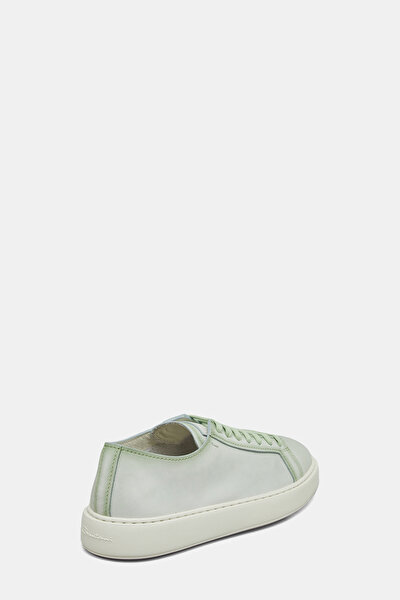 LIGHT GREEN LEATHER SHOE 3