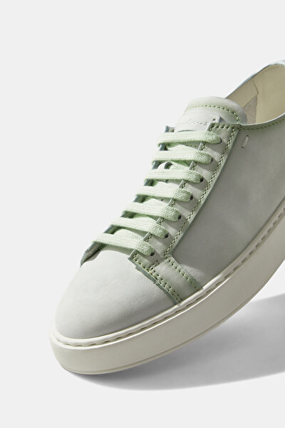 LIGHT GREEN LEATHER SHOE 5