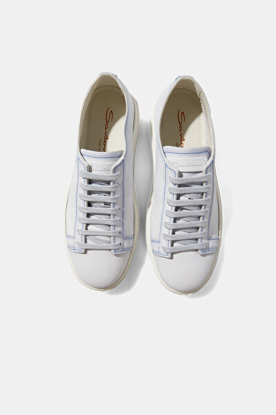 LIGHT BLUE LEATHER SHOE 4