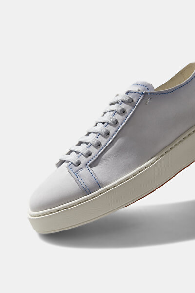 LIGHT BLUE LEATHER SHOE 5
