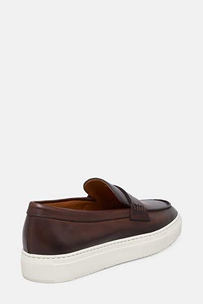BROWN LEATHER SHOE 3