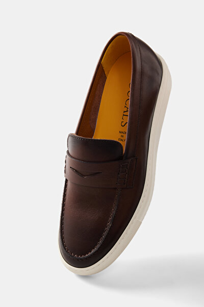 BROWN LEATHER SHOE 5