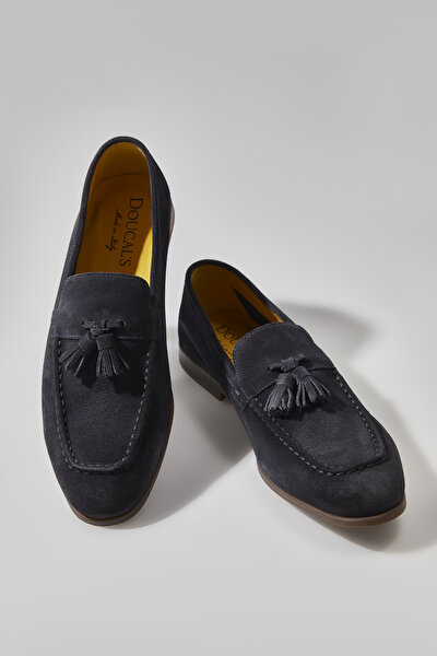 NAVY BLUE SUEDE SHOE 4