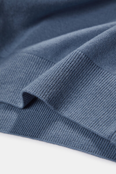 BLUE TRICOT CARDIGAN 4