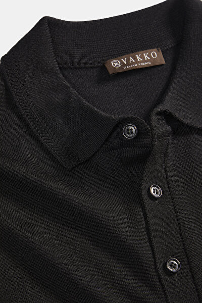 SİYAH POLO YAKA TRİKO 3