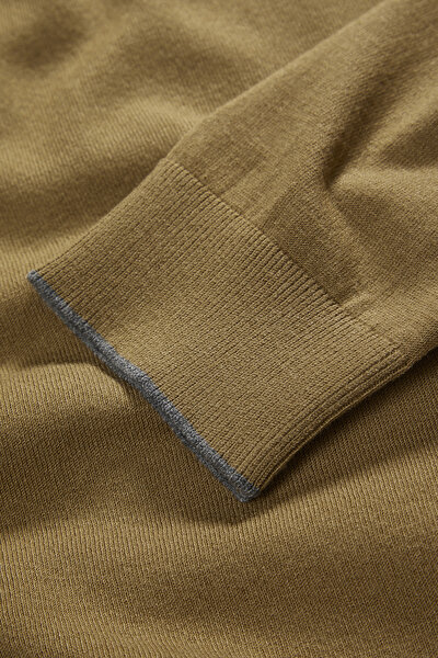 CAMEL TRICOT CARDIGAN 3