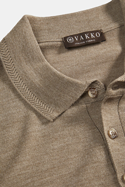 BEJ POLO YAKA TRİKO 3