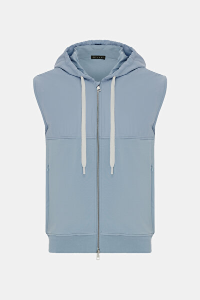 LIGHT BLUE HOODIE SWEATSHIRT 4