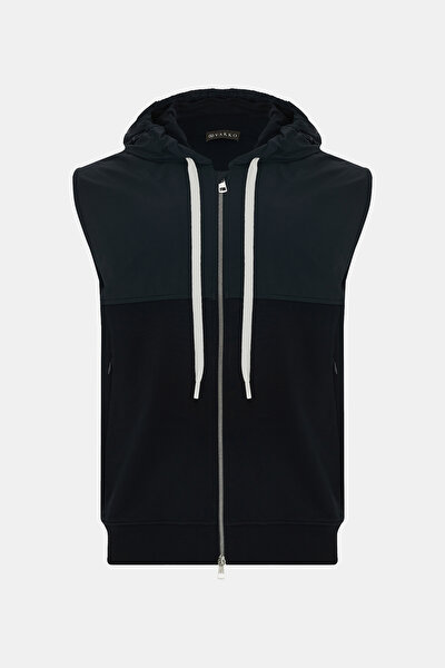 NAVY BLUE HOODIE SWEATSHIRT 4