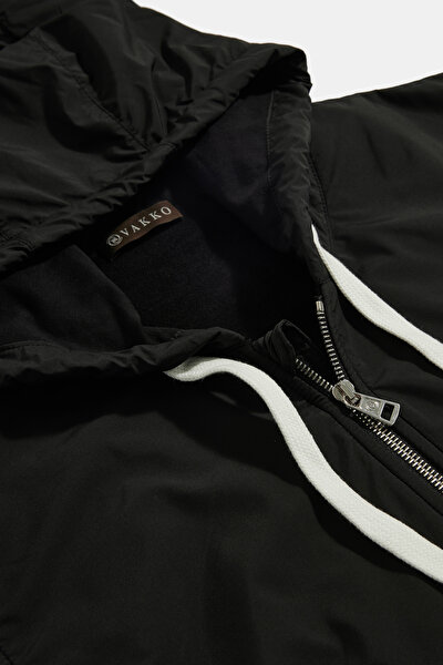 SİYAH KAPUŞONLU SWEATSHIRT 8