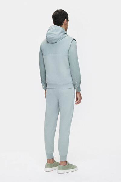 LIGHT GREEN HOODIE SWEATSHIRT 3