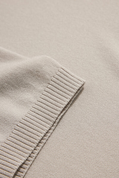 SAND POLO NECK SHORT SLEEVE TSHIRT 5
