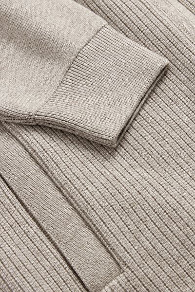 BEIGE TRICOT CARDIGAN 4