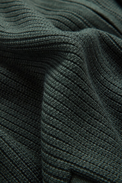 KHAKI TRICOT CARDIGAN 5