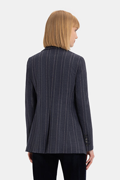 ECRU SURPLICE NECKLINE (CROSS-OVER NECKLINE) JACKET 4