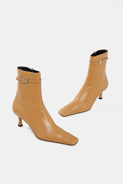 CAMEL LEATHER BOOT 4