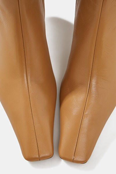 CAMEL LEATHER BOOT 5