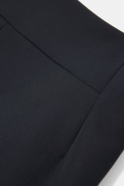 DARK NAVY BLUE SKINNY LEG TROUSERS 4