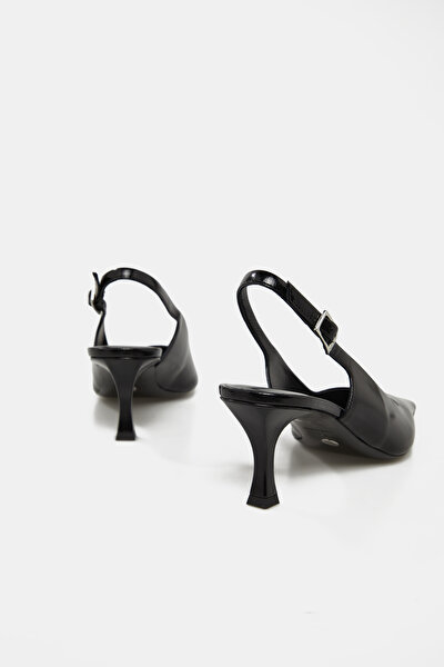 BLACK LEATHER SHOES 5