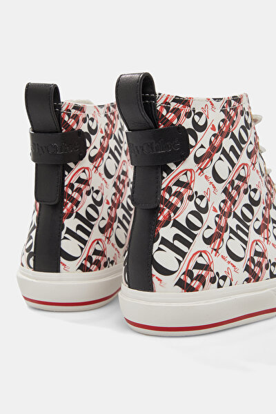 RED DESIGN FILLED SHOE 4