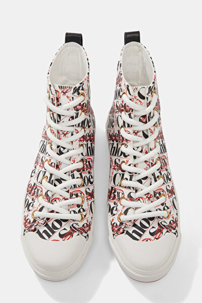 RED DESIGN FILLED SHOE 5