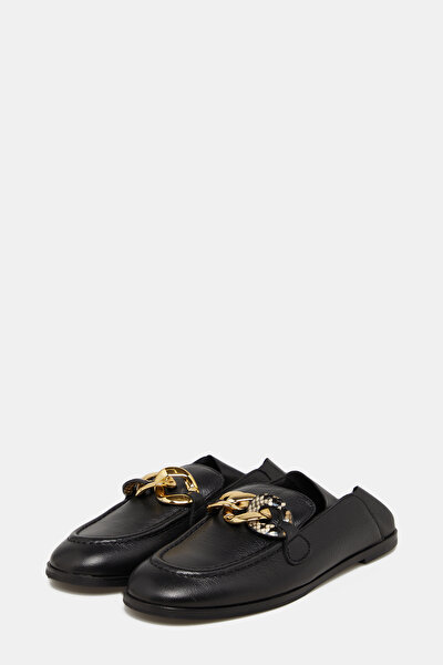 BLACK LEATHER SHOES 3