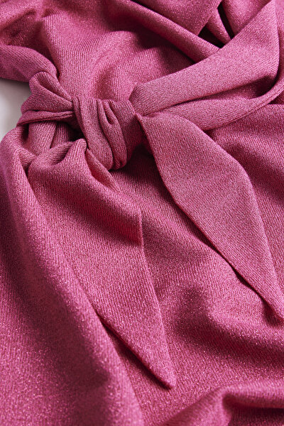 FUCHSIA ONE SHOULDER DRESS 5