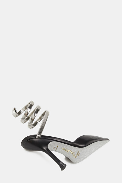 BLACK LEATHER SHOES 5