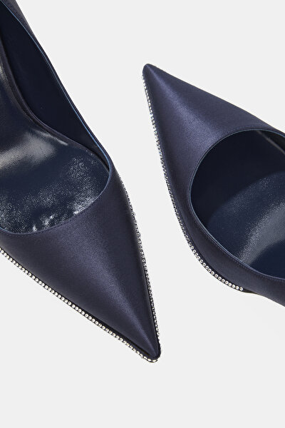 NAVY BLUE LEATHER SHOE 5